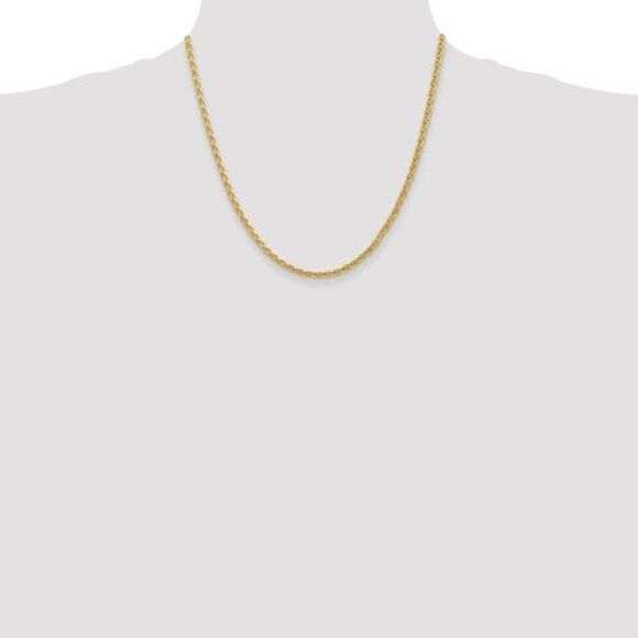 14k Gold Parisian Wheat Chain - Picture 3 of 5